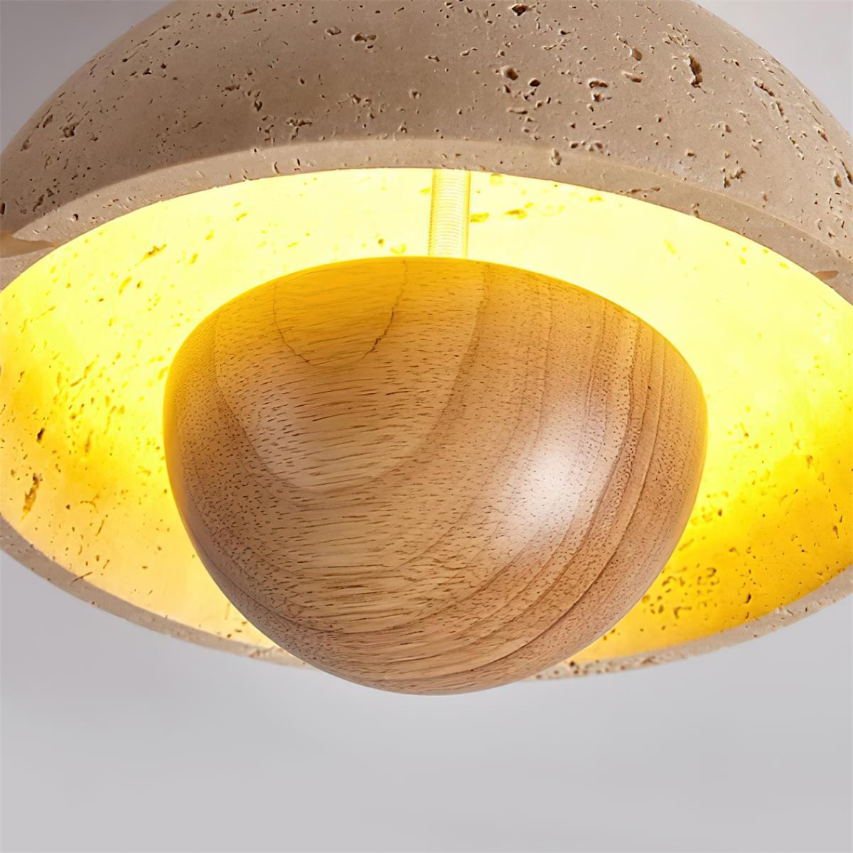 Japanese Wooden Inverted Ceiling Light M88