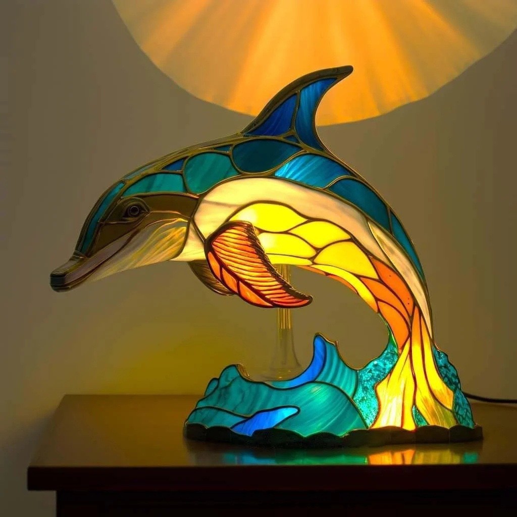 Magical Animal Statue Resin Table Lamp M537