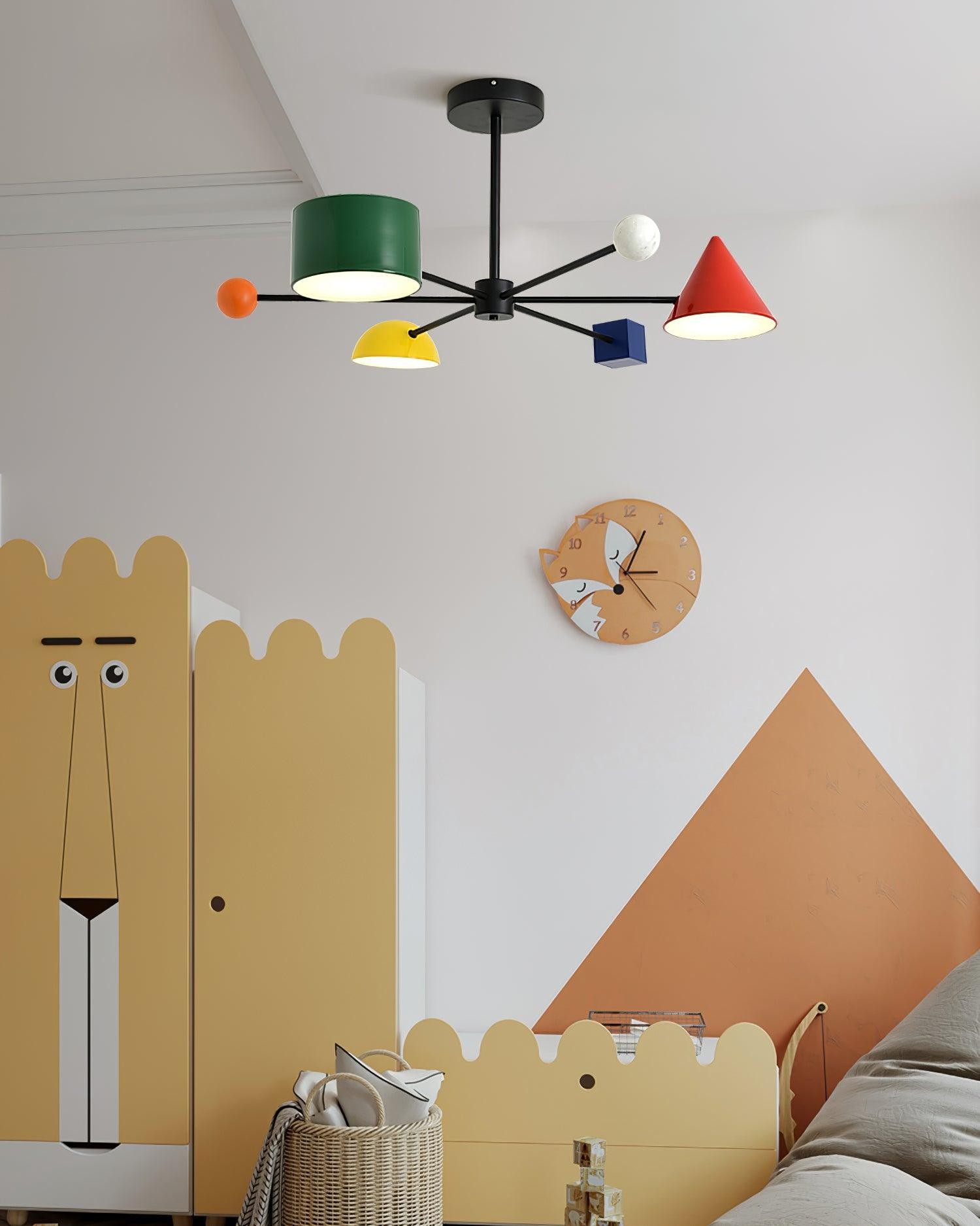 Geometric Colorful Ceiling Light M276