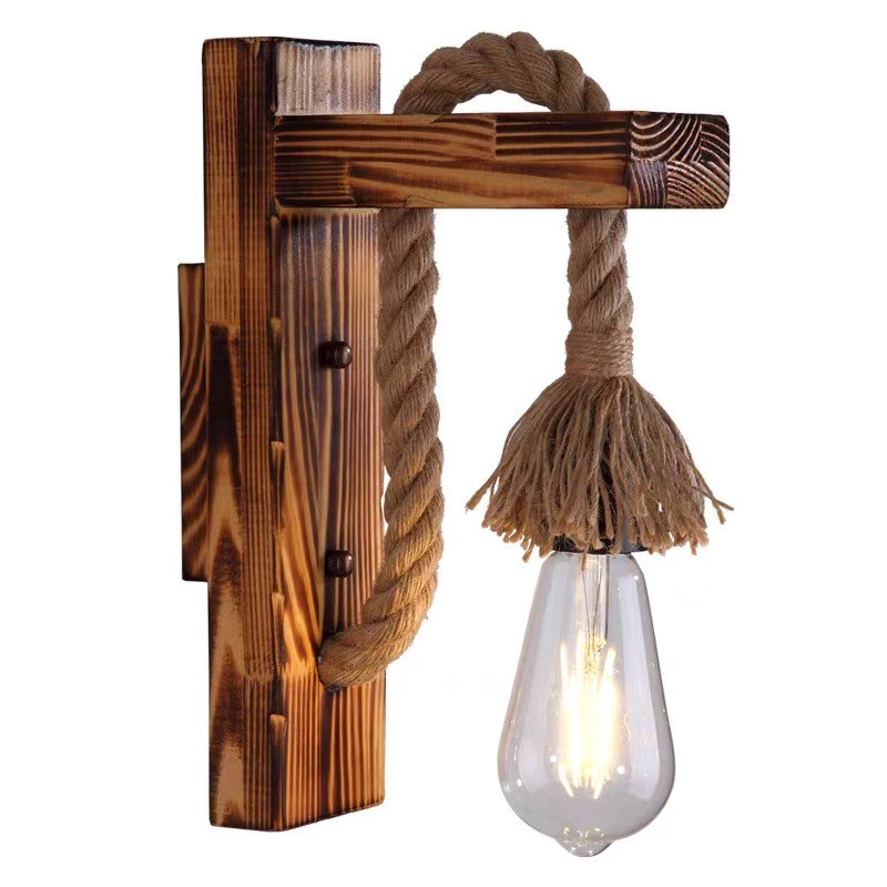 Hemp Rope Wall Lamp
