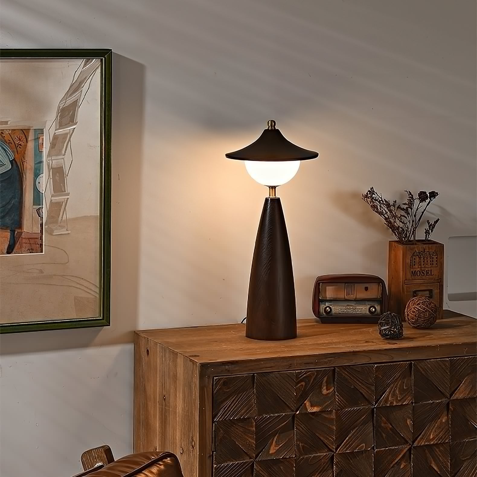 French Retro LED Bedside Table Lamp for Bedroom M225