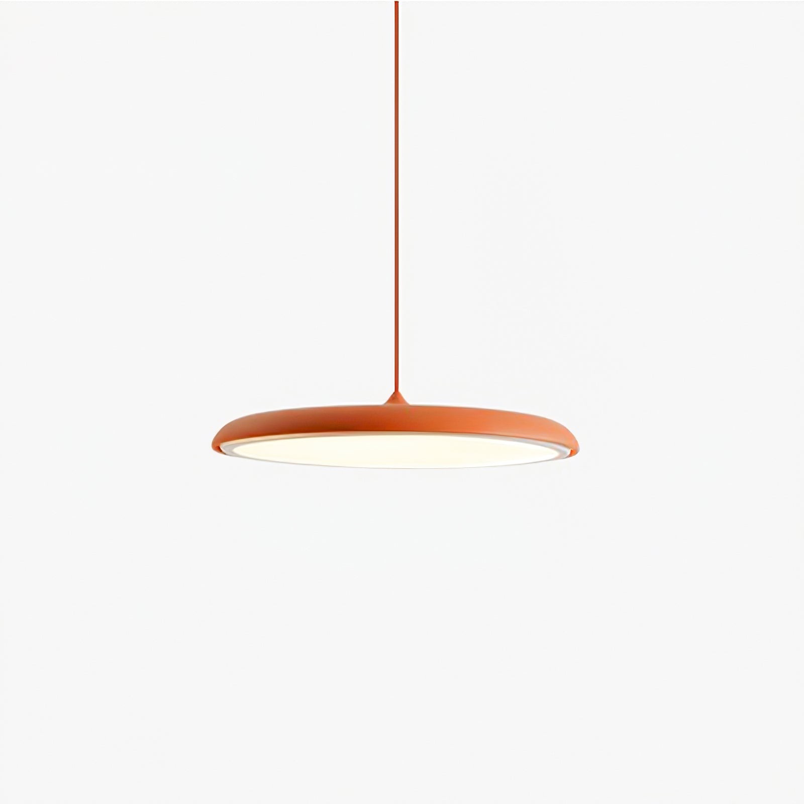 Modern Metal Saucer Pendant Light – Slim Design with LED Lighting M45