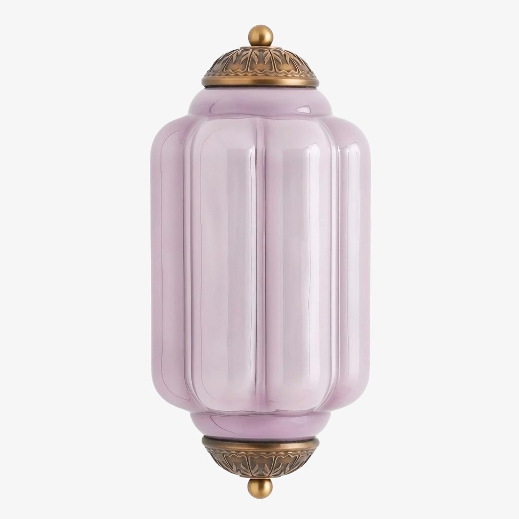 Eloise Elegant Glass Wall Sconce - Vintage Lighting for Bedroom T290