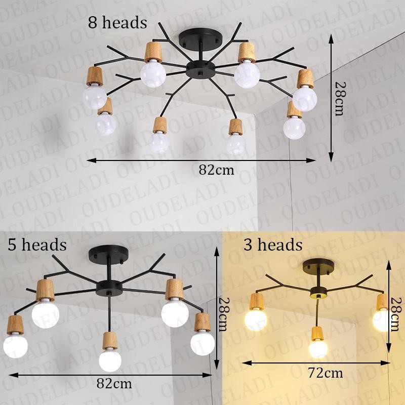 Retro Art Spider Ceiling Lamp