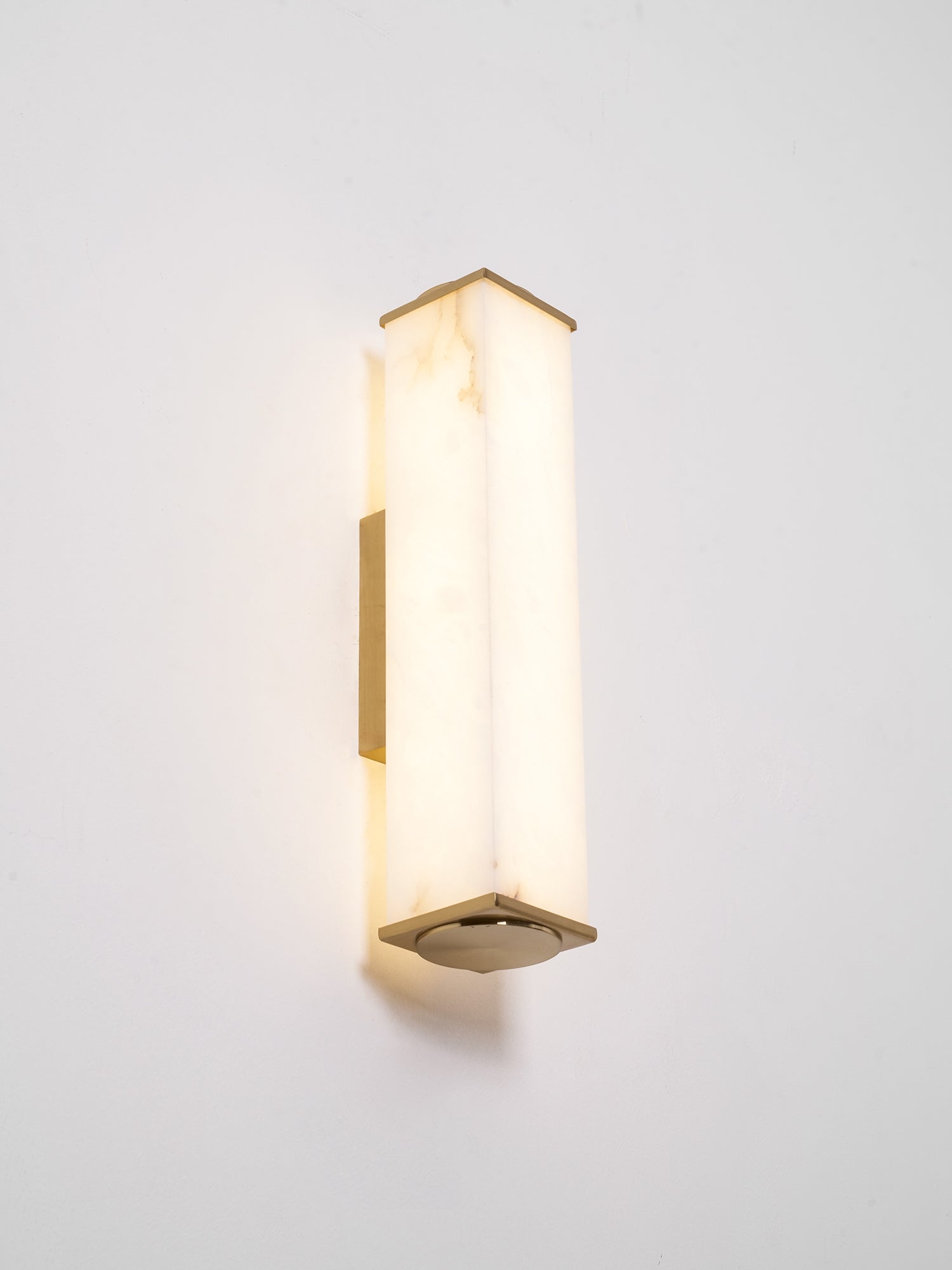 Cuboid Alabaster Wall Light T1622