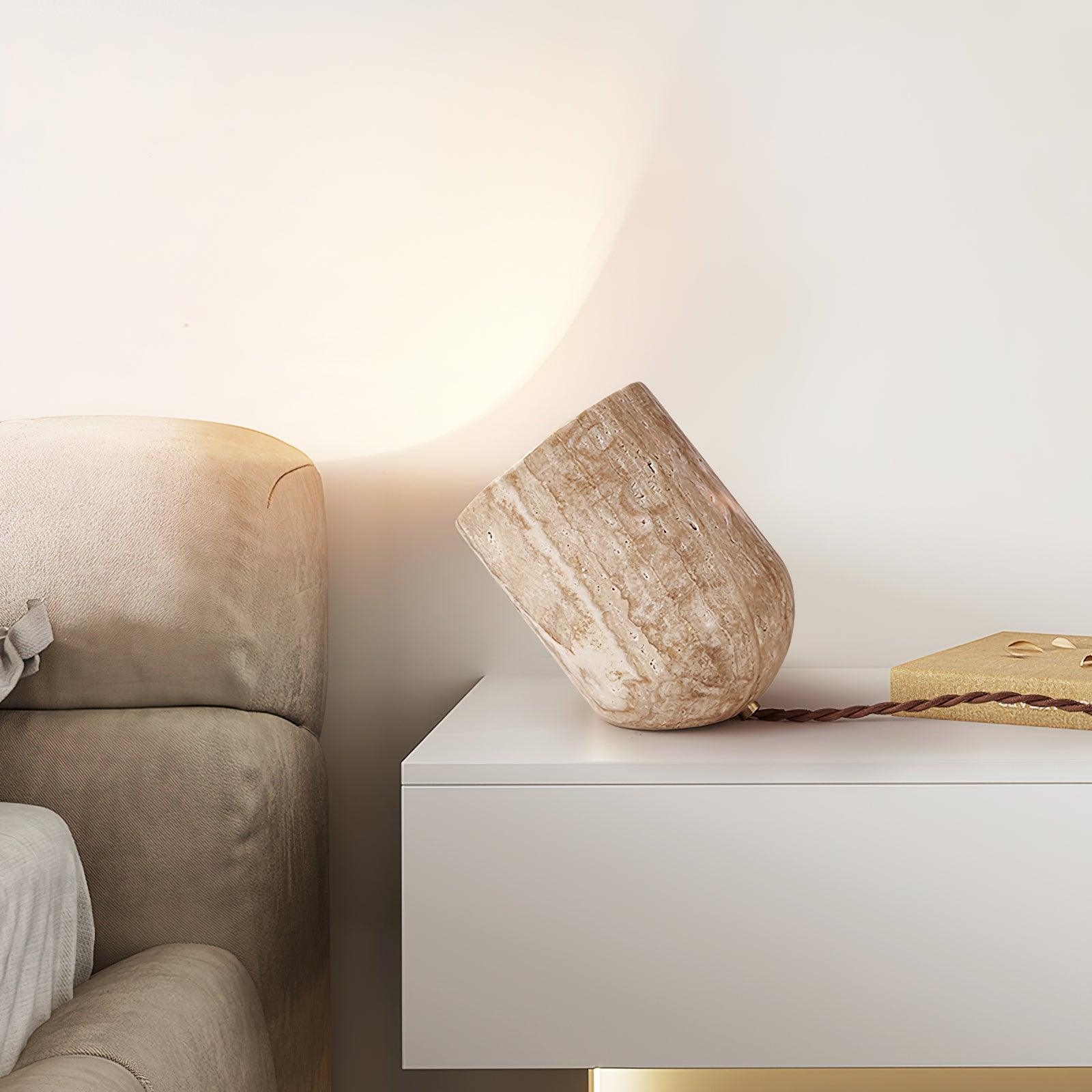 Amidori Travertine Table Lamp T2117