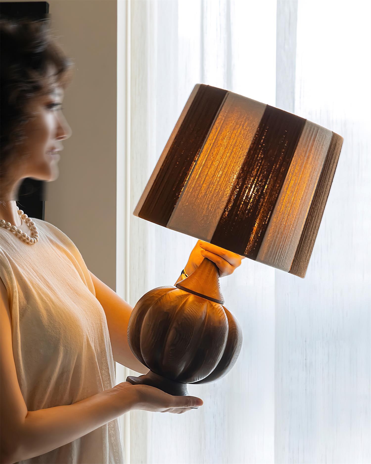 Harmony Stripe Table Lamp T1451