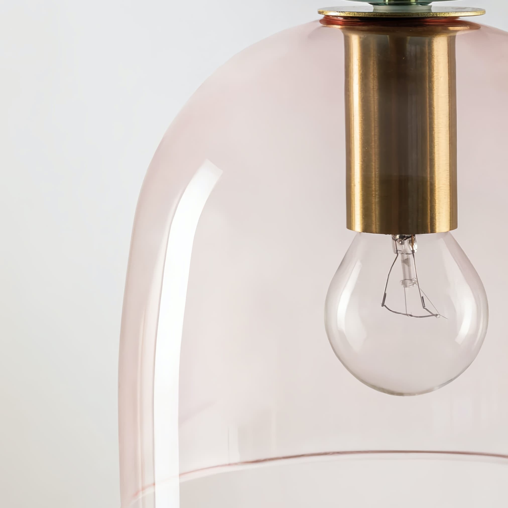 Contemporary Glass Lamp – Soft Glow for Modern Interiors S243