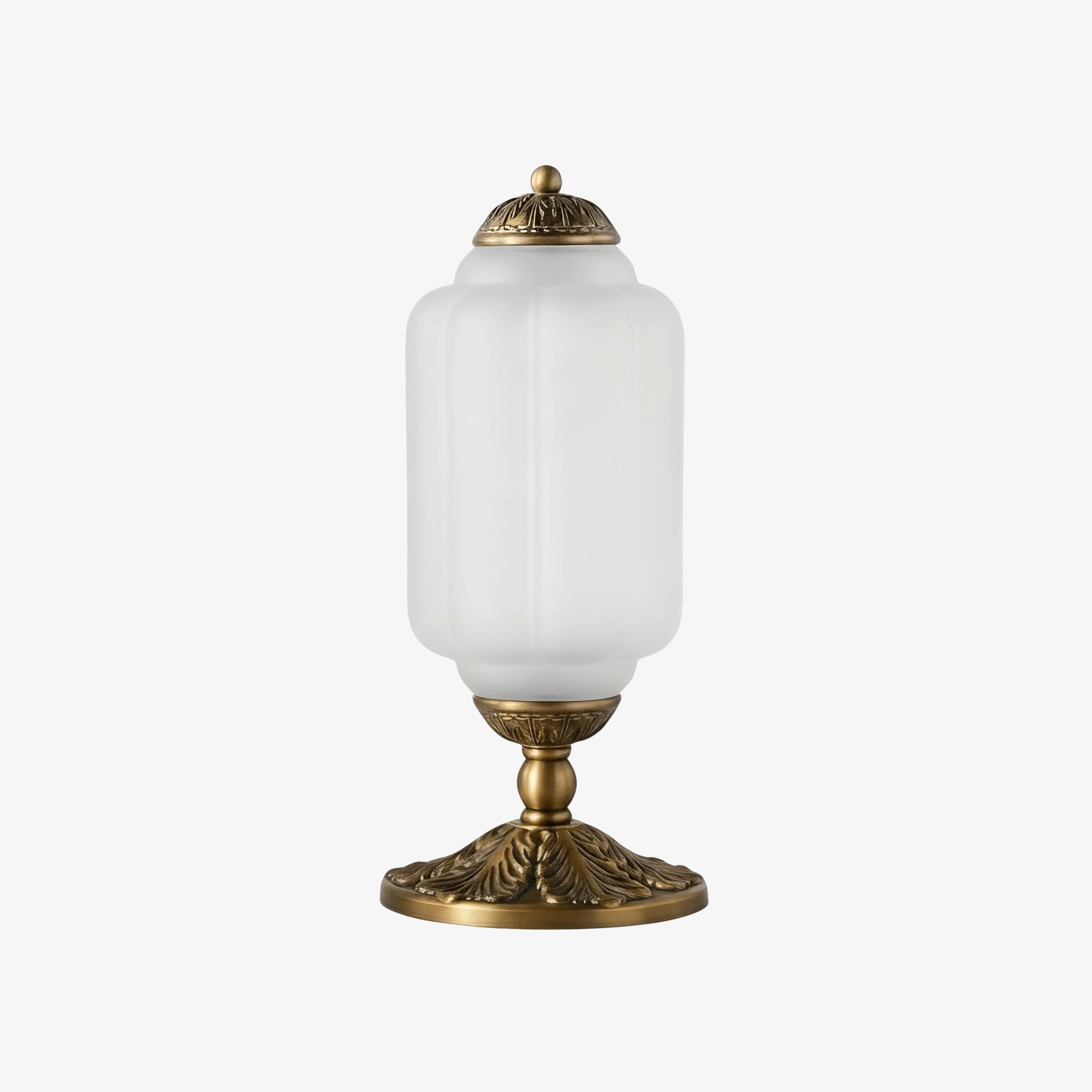 Eloise Curved Glass Retro Table Lamp - Vintage Bedside Lighting G71
