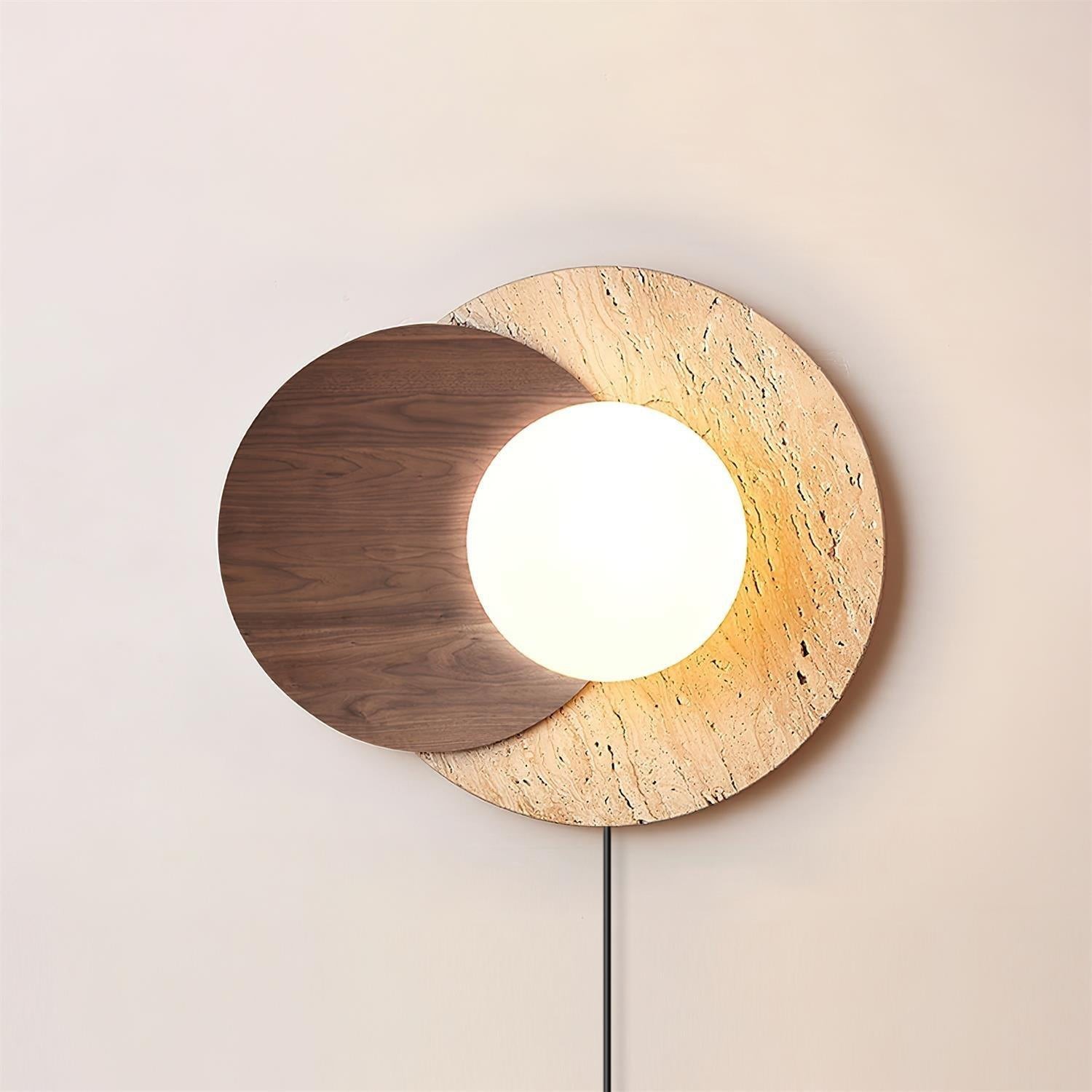 Wabi-sabi Eclipse Plug-In Wall Lamp M439