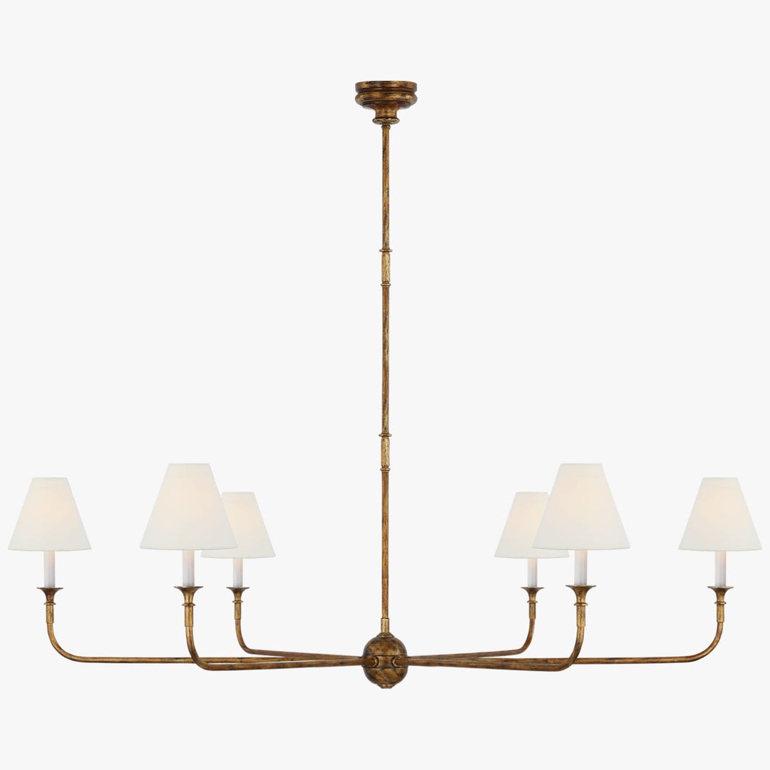 Piaf Geometric Metal Chandelier – Industrial Style for Dining Room T198