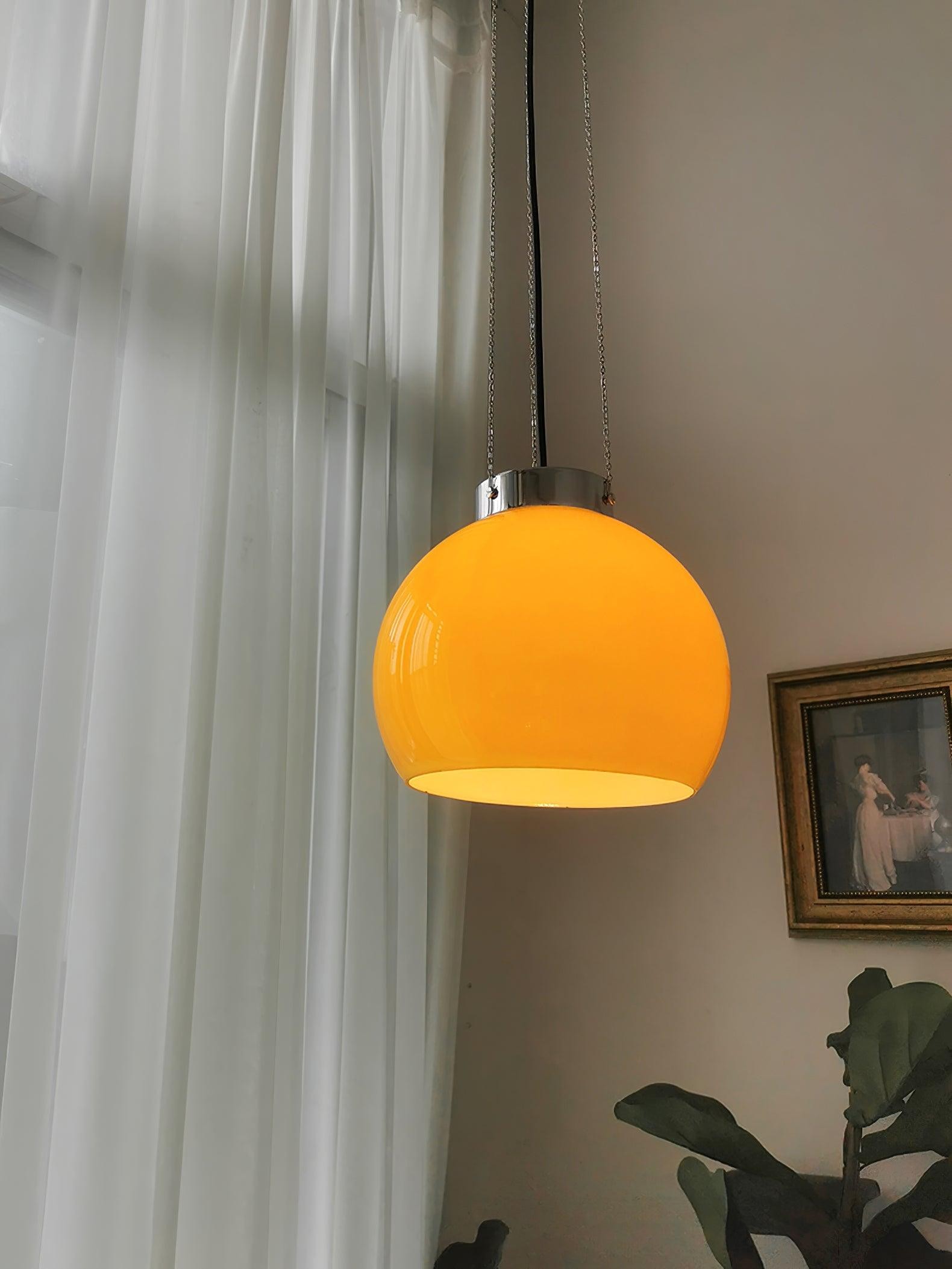 Vintage Bauhaus Creative Hemispherical Pendant Light M540