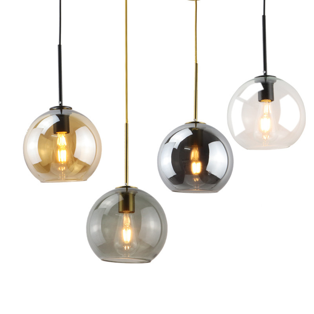 Solara Nordic Spherical Glass Pendant Light T2167