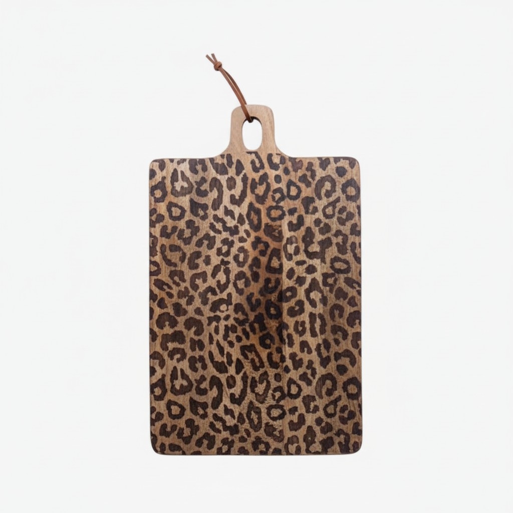 Lepwood Round and Square Leopard Board – For Entertaining Guests T1163