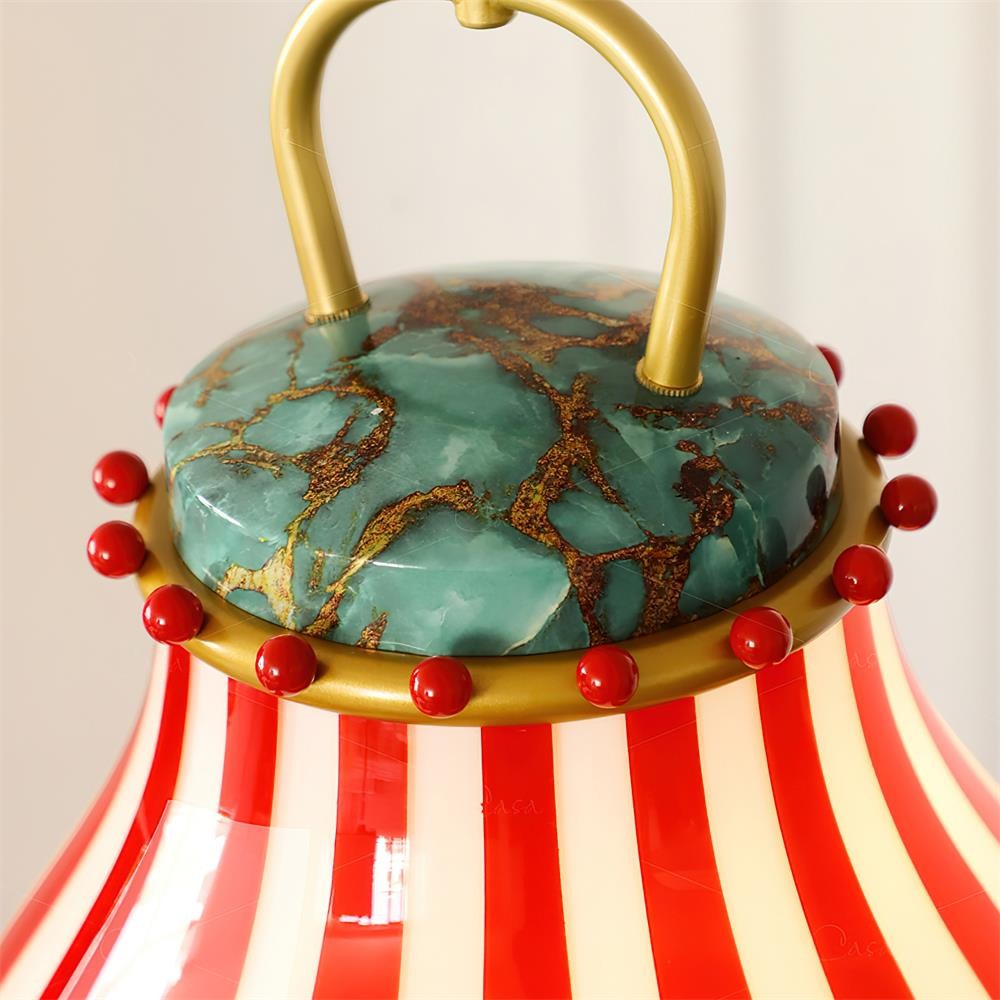 Festilo Circus Striped Glass Pendant for Dining & Living Spaces M66