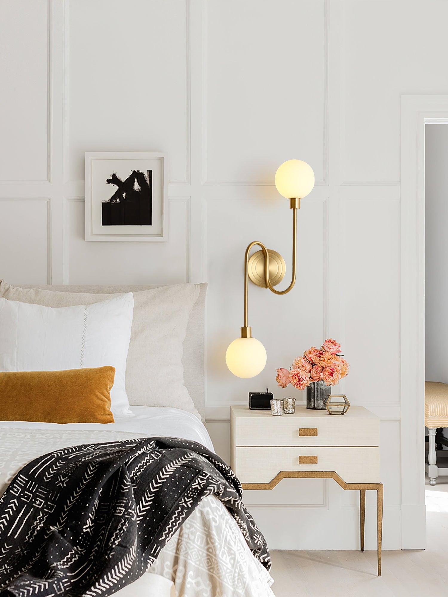 Holten Brass Armed Sconce T1633