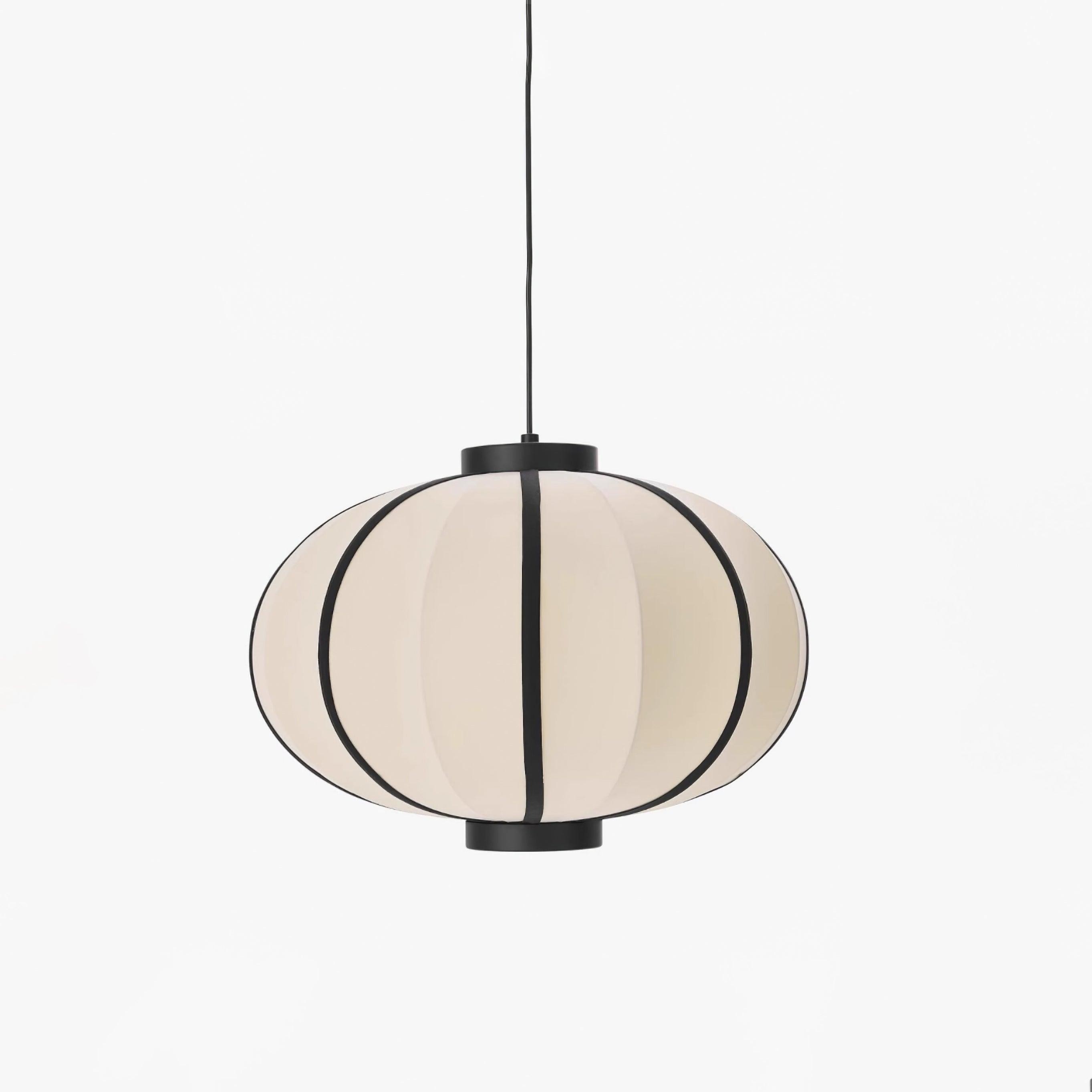 Minimalist Black and White Lantern Pendant Lamp M118