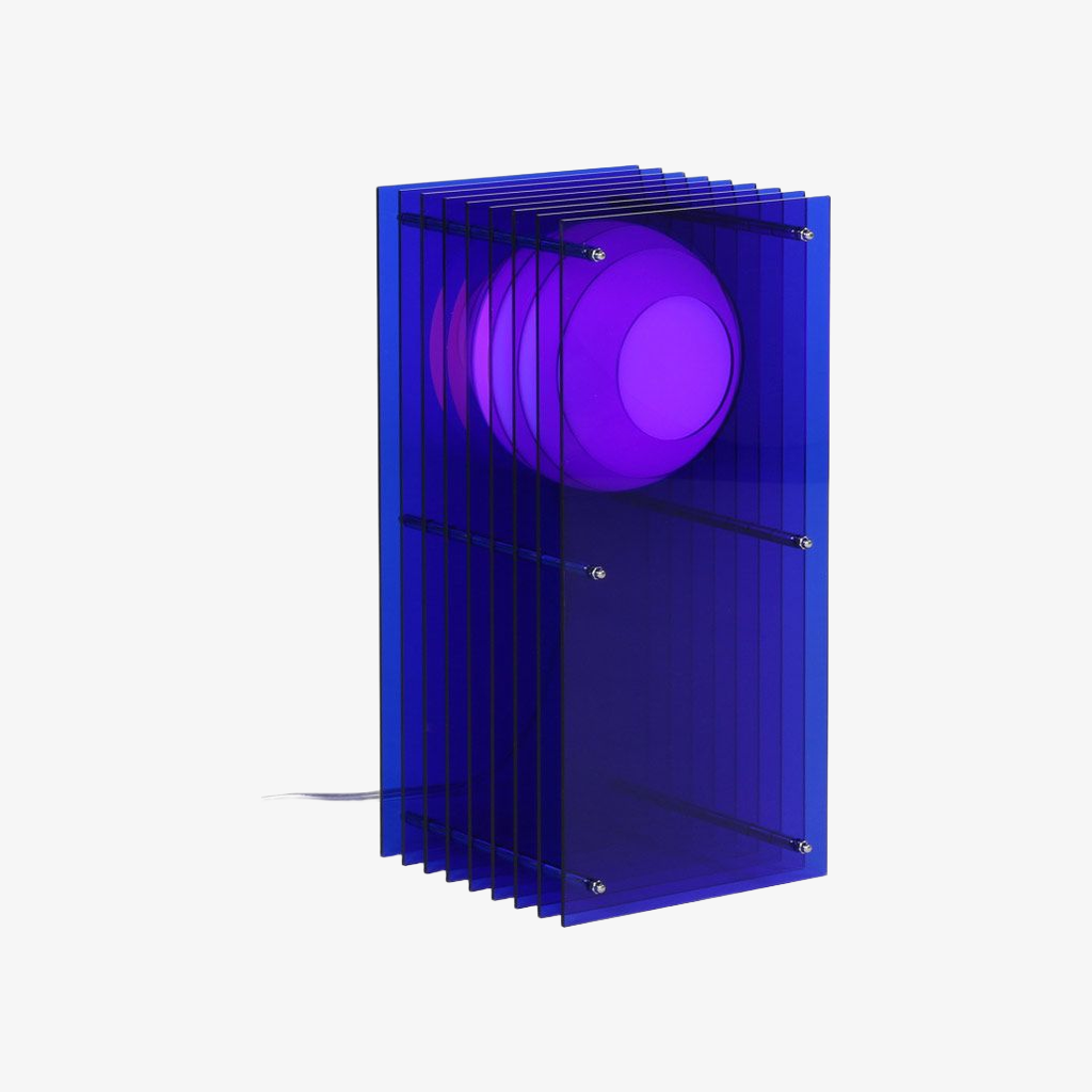 Geometric Layering Cuboid Lamp – Modern Acrylic Sunset Ambient Table Lamp S372