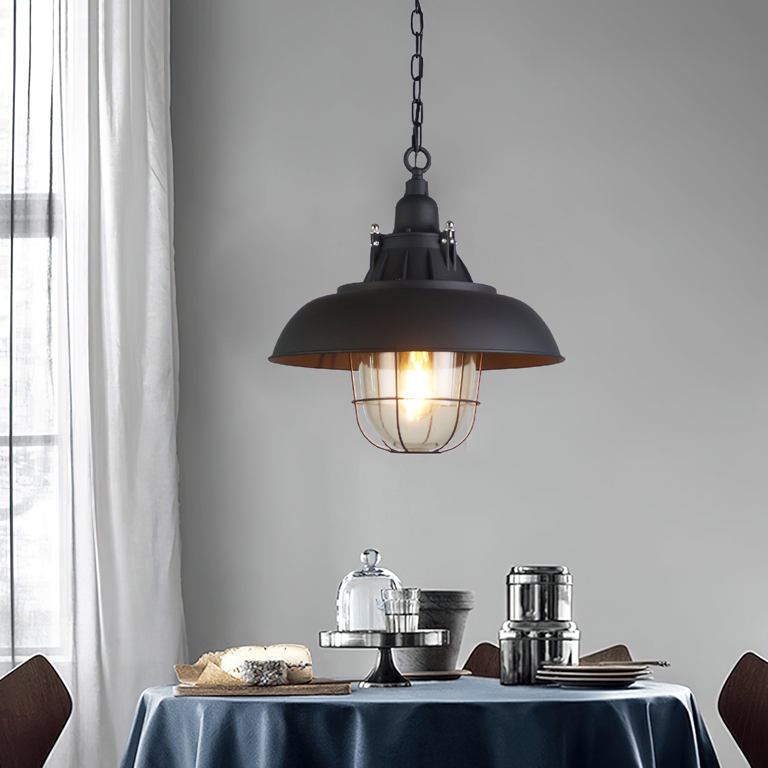 Bulkhead Cage Pendant Light T1853