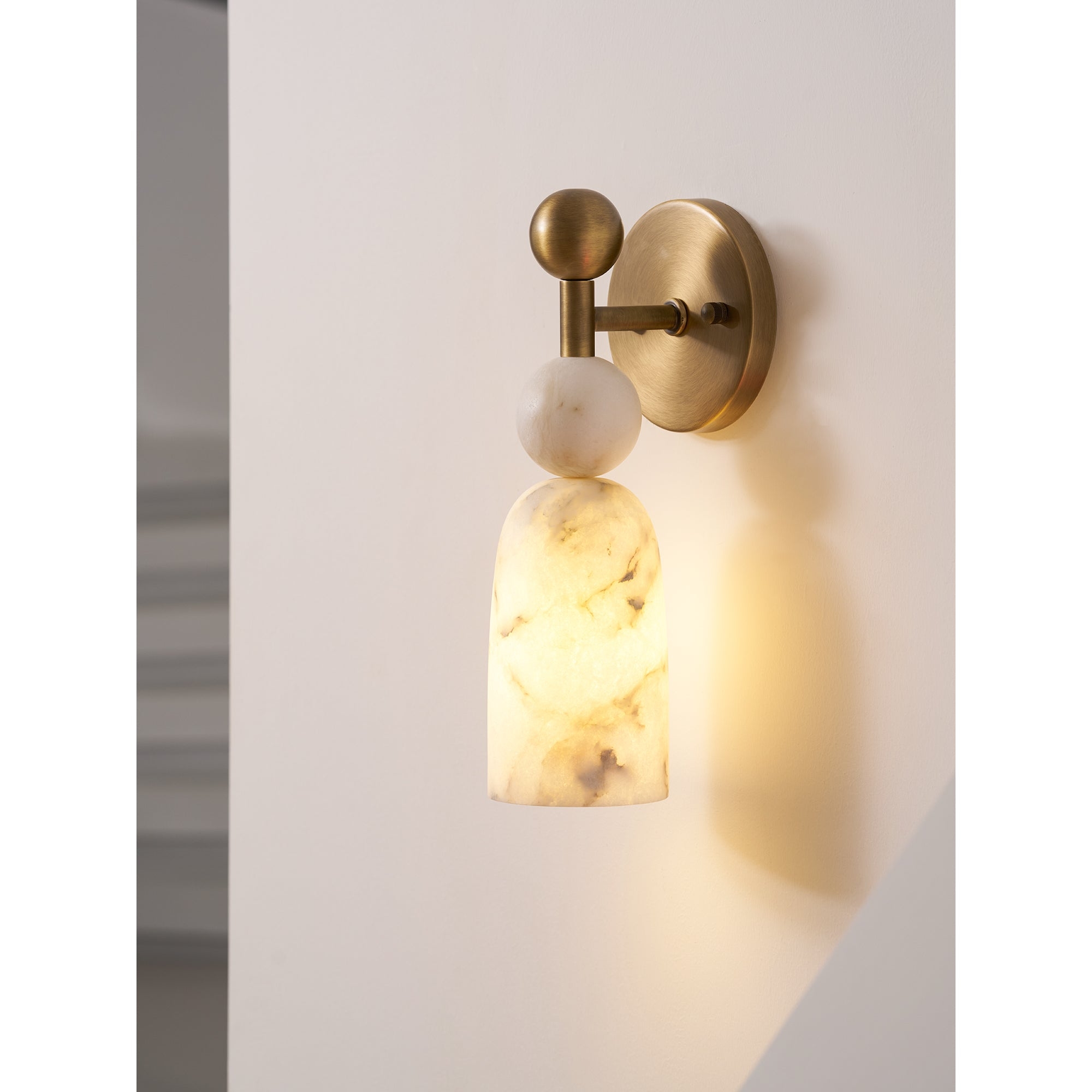 Flume Alabaster Wall Lamp T1989