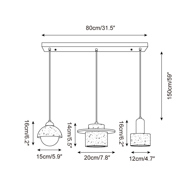 Marnox Pendant Lamp T1358
