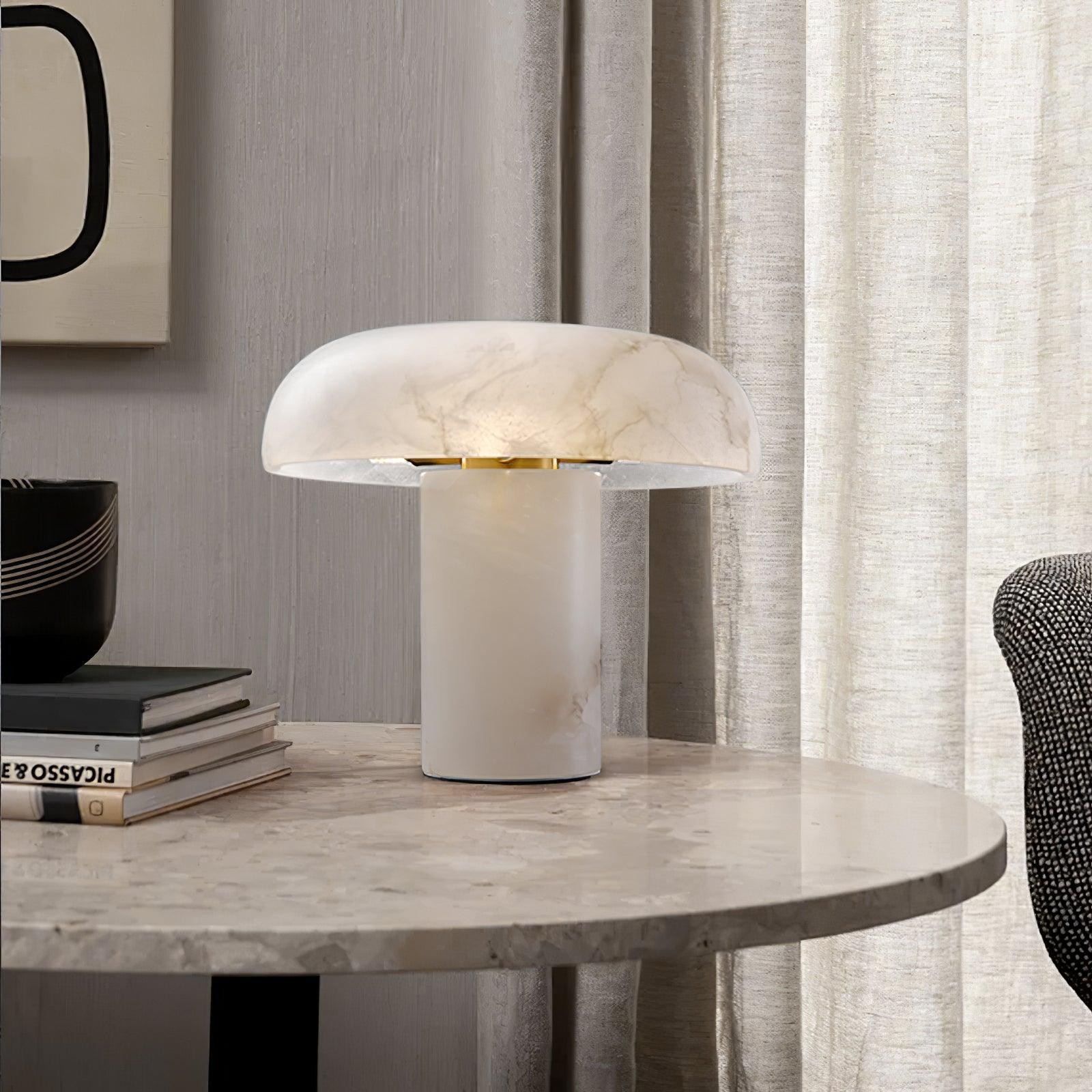 Creative Minimalist Luxury Alabaster Table Lamp For Bedroom M344