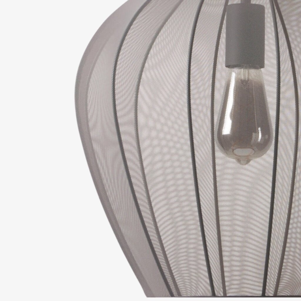Lumifil Modern Mesh Pendant Light - Hanging Fabric Lghts are Suitable for Dining Rooms or Kitchen Islands T794