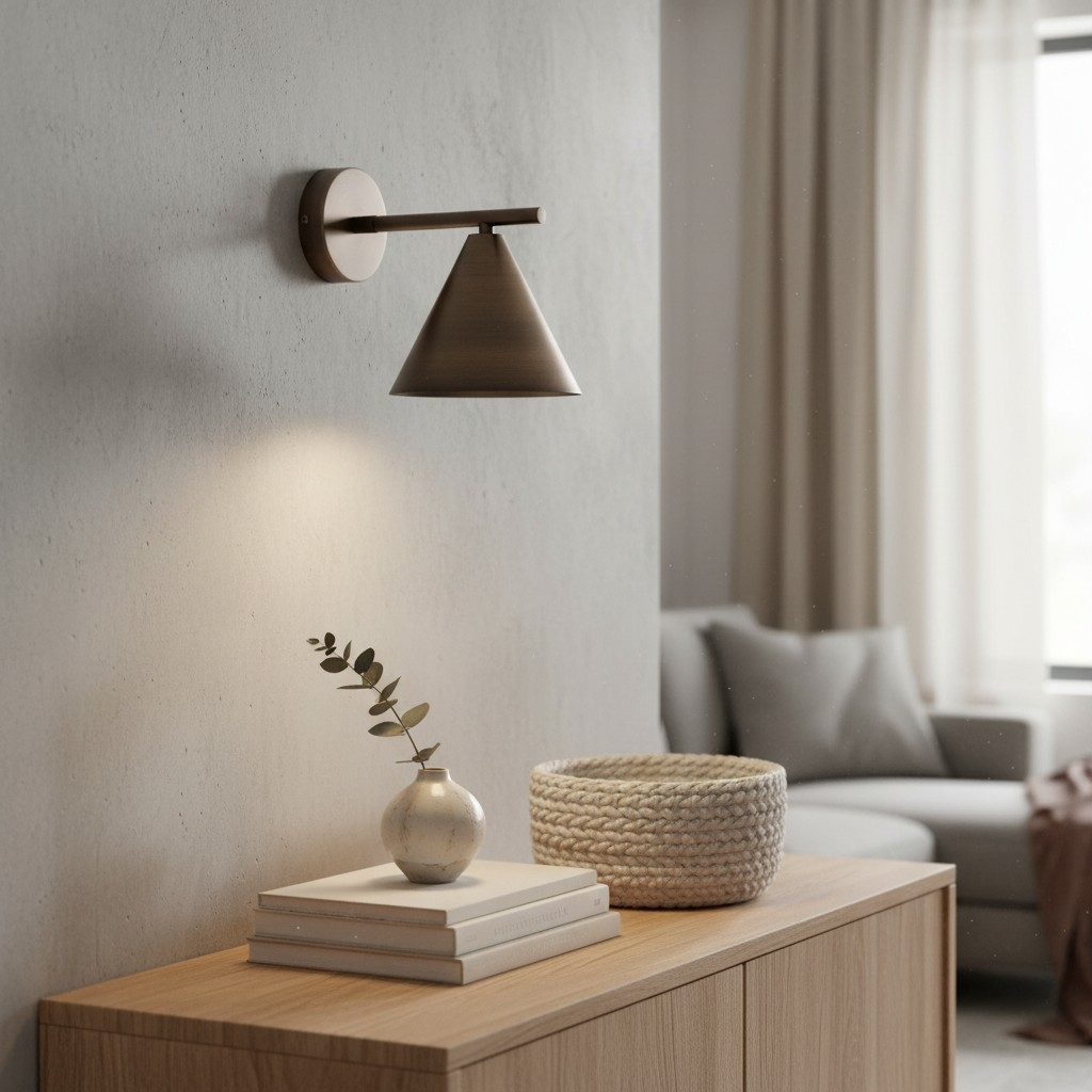 Oricone Modern Adjustable Arm Wall Light - Minimalist Metal Design for Home Interiors T953