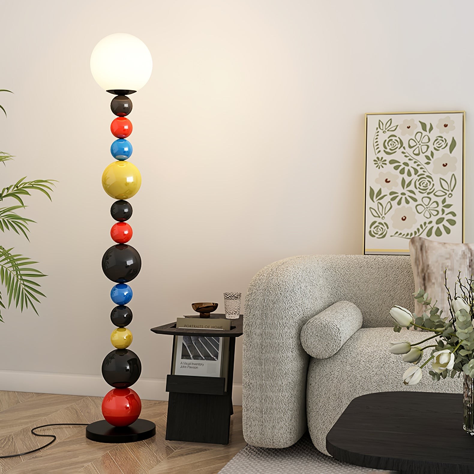 Colorful Round Ball Floor Lamp M376