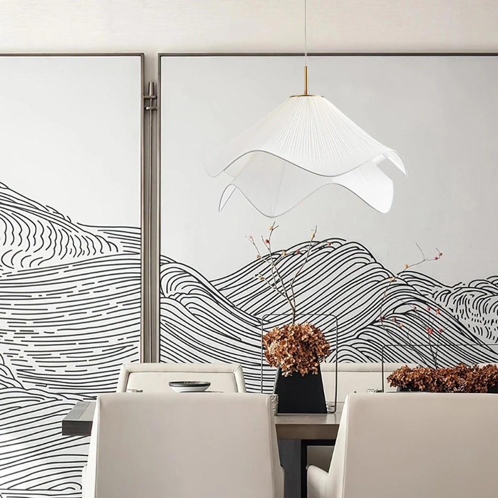 Jellyfish Fabric Double Layer Pendant Light S162