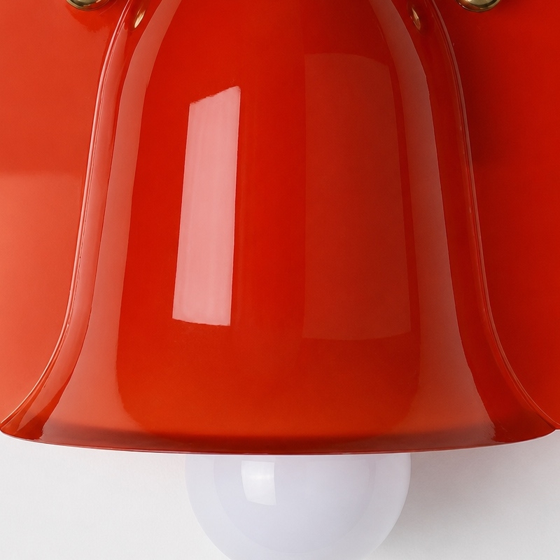 Colorful Sculptural Wall Lamp – Resin Design for Living Room
