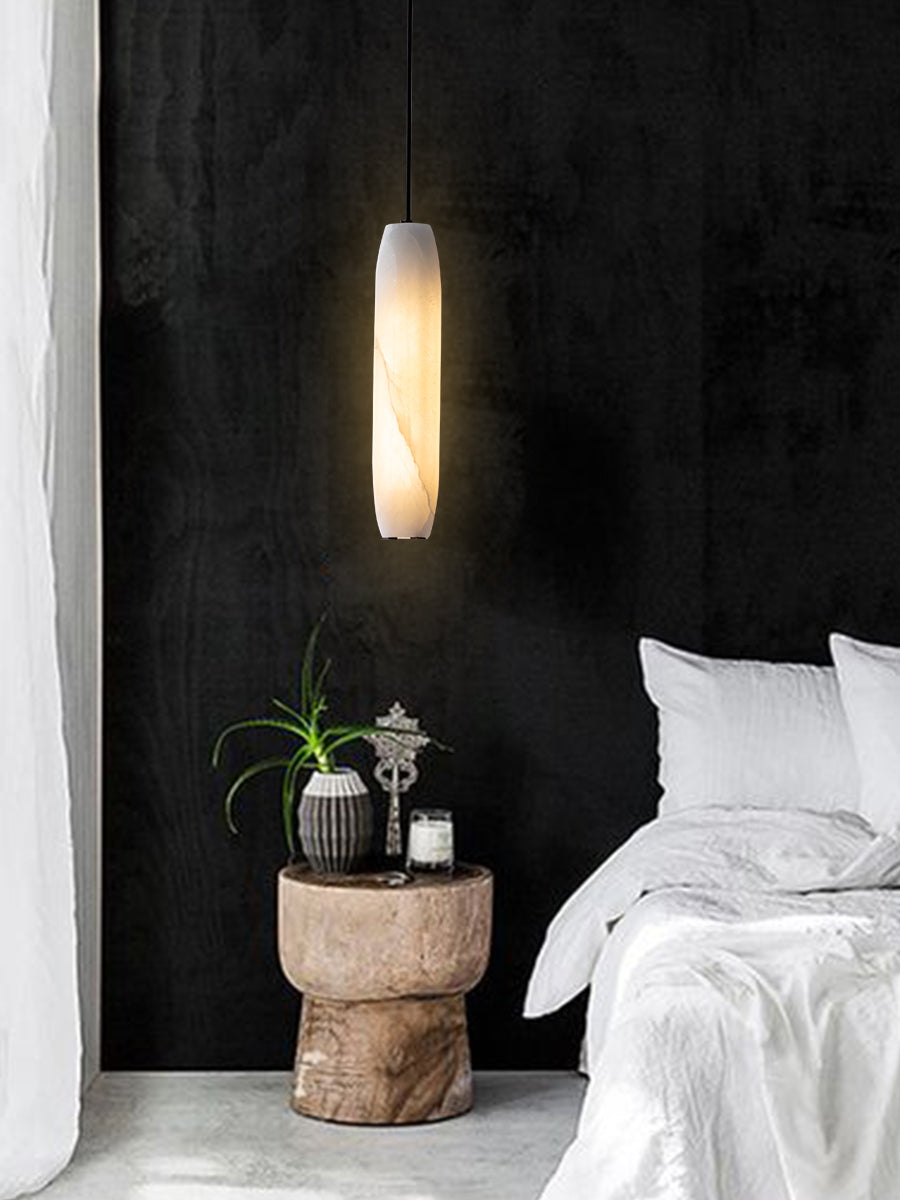Alabaster Flute Pendant Light T1660