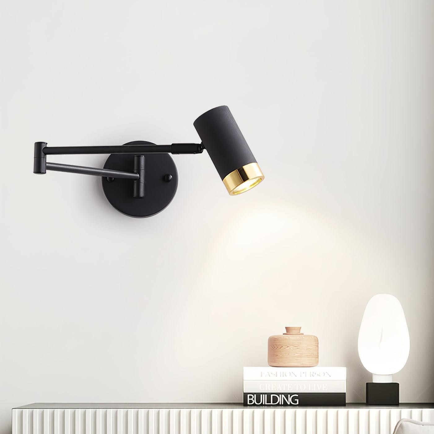 Modern Industrial Telescopic Revolving Adjustable Swing Arm Wall Lamp M324