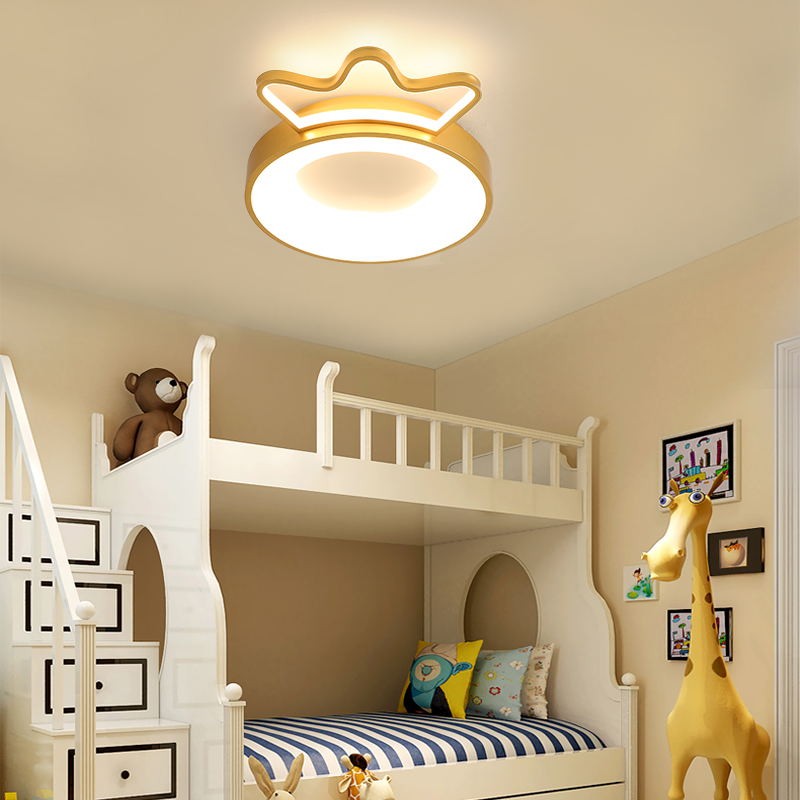 Cartoon Crown Led Ceiling Lamp S71