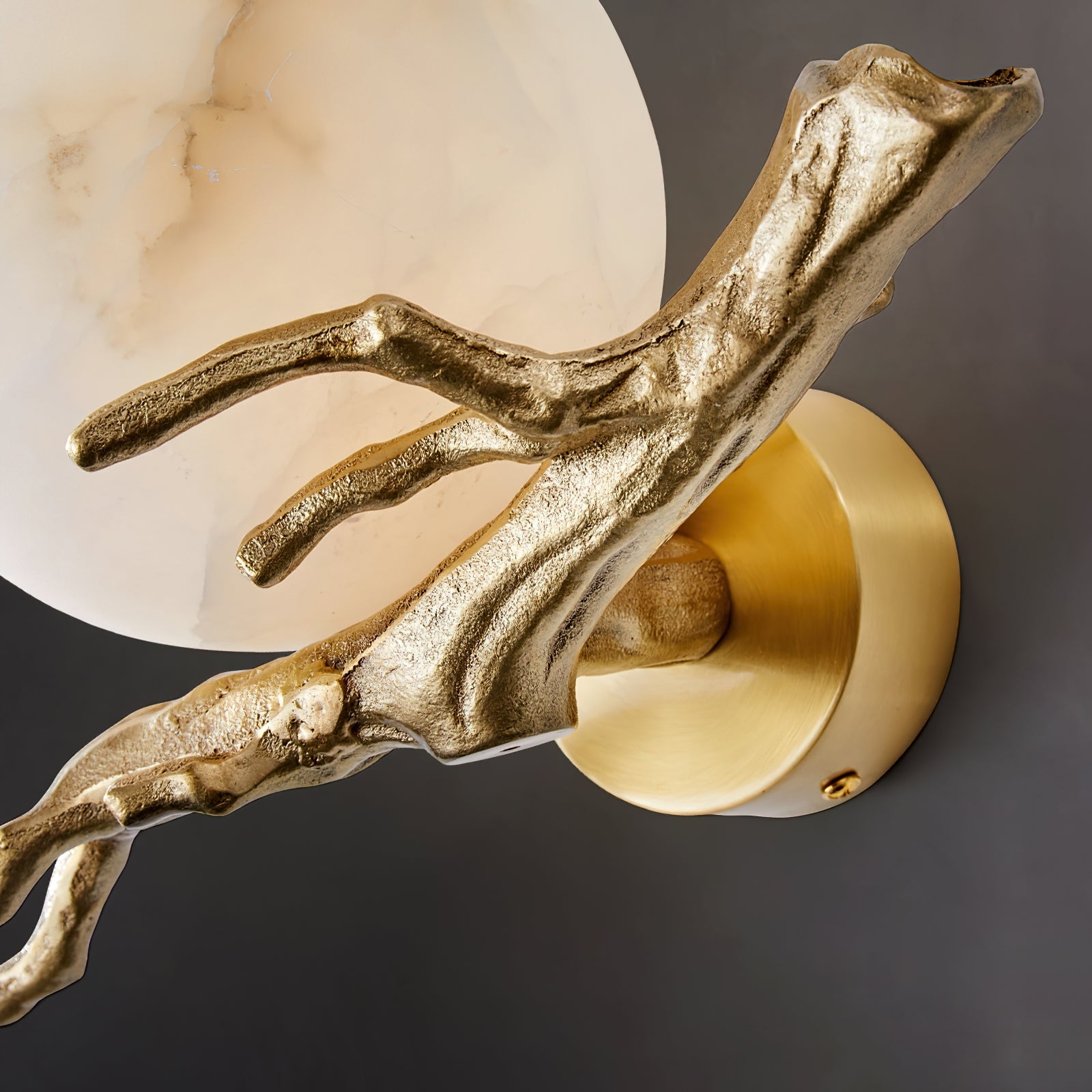 Retro Twigs Alabaster Wall Lamp T1659
