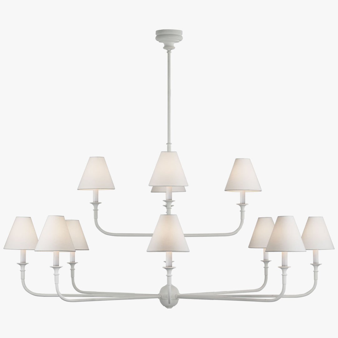 Piaf Geometric Metal Chandelier – Industrial Style for Dining Room T198