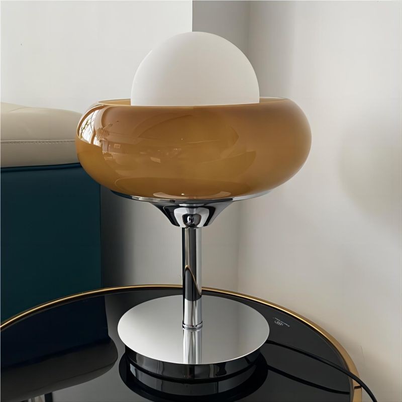 Bauhaus Glass Creative Egg Tart Table Lamp S141