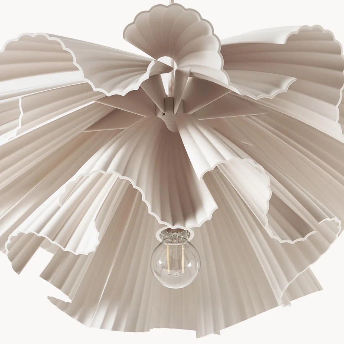 Elora Plastic Pendant Lamp - Lightweight Modern Design for Bedrooms or Living Rooms T801
