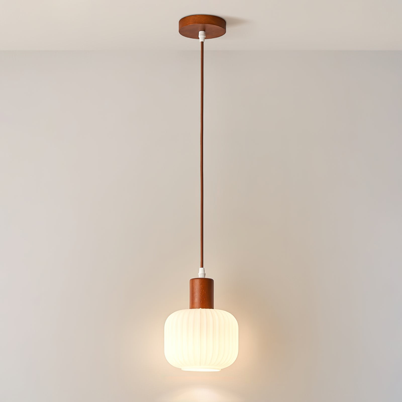 Mid Century Modern Glass Pot Pendant Lamp For Kitchen Island M235