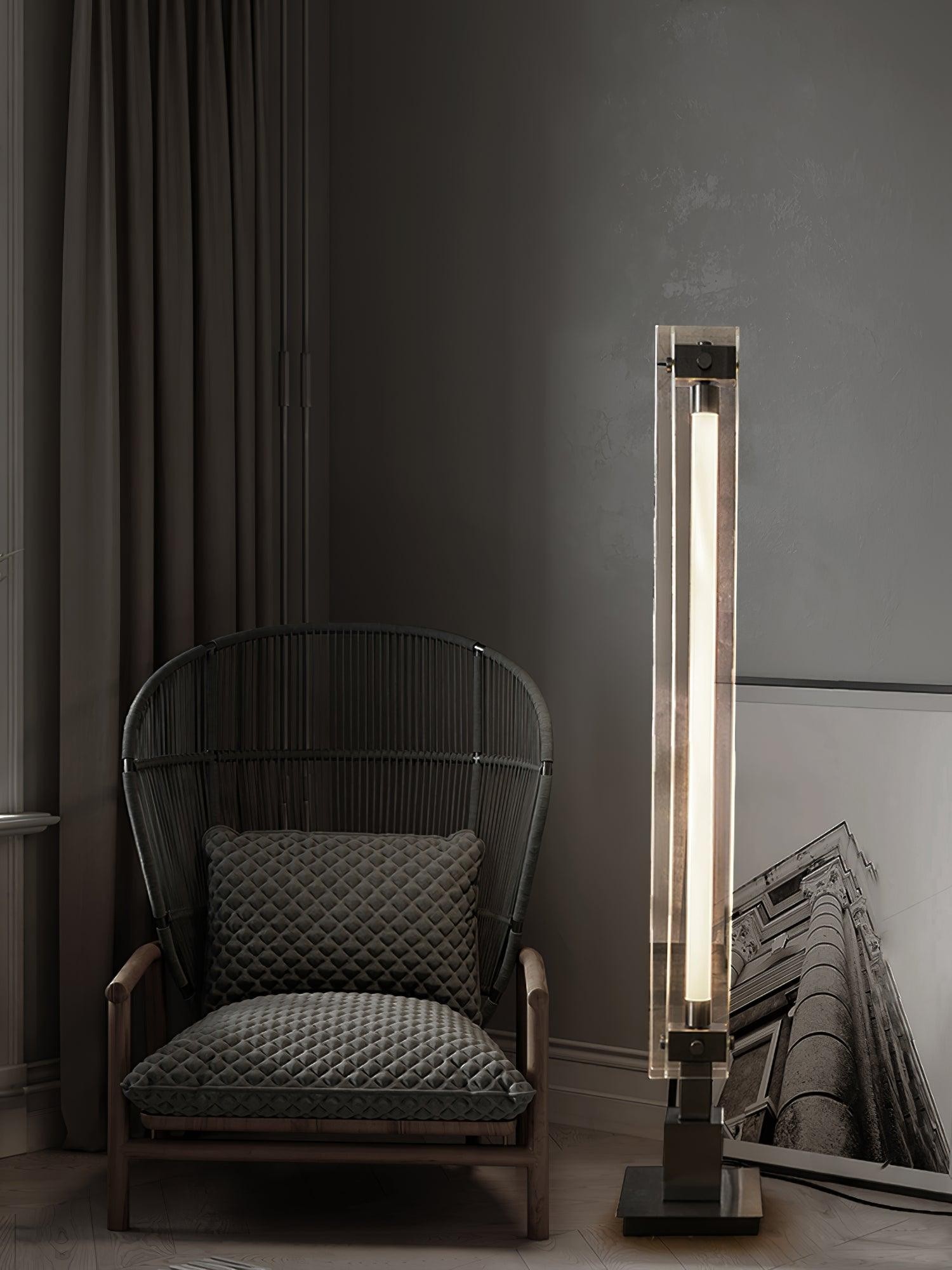 Industrial Style Minimalist Glass Floor Lamp G35