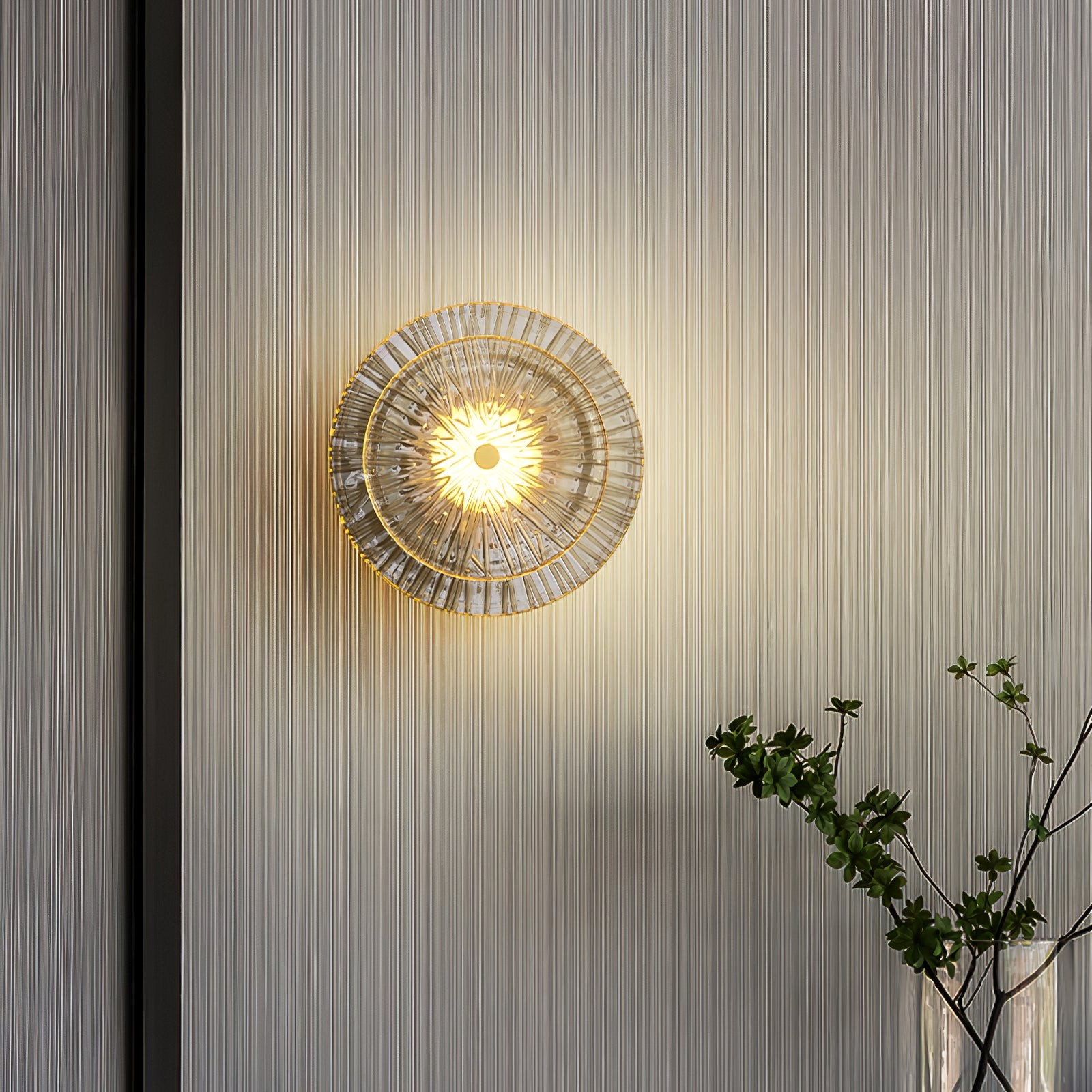 Modern Creative Round Crystal Wall Lamp M14