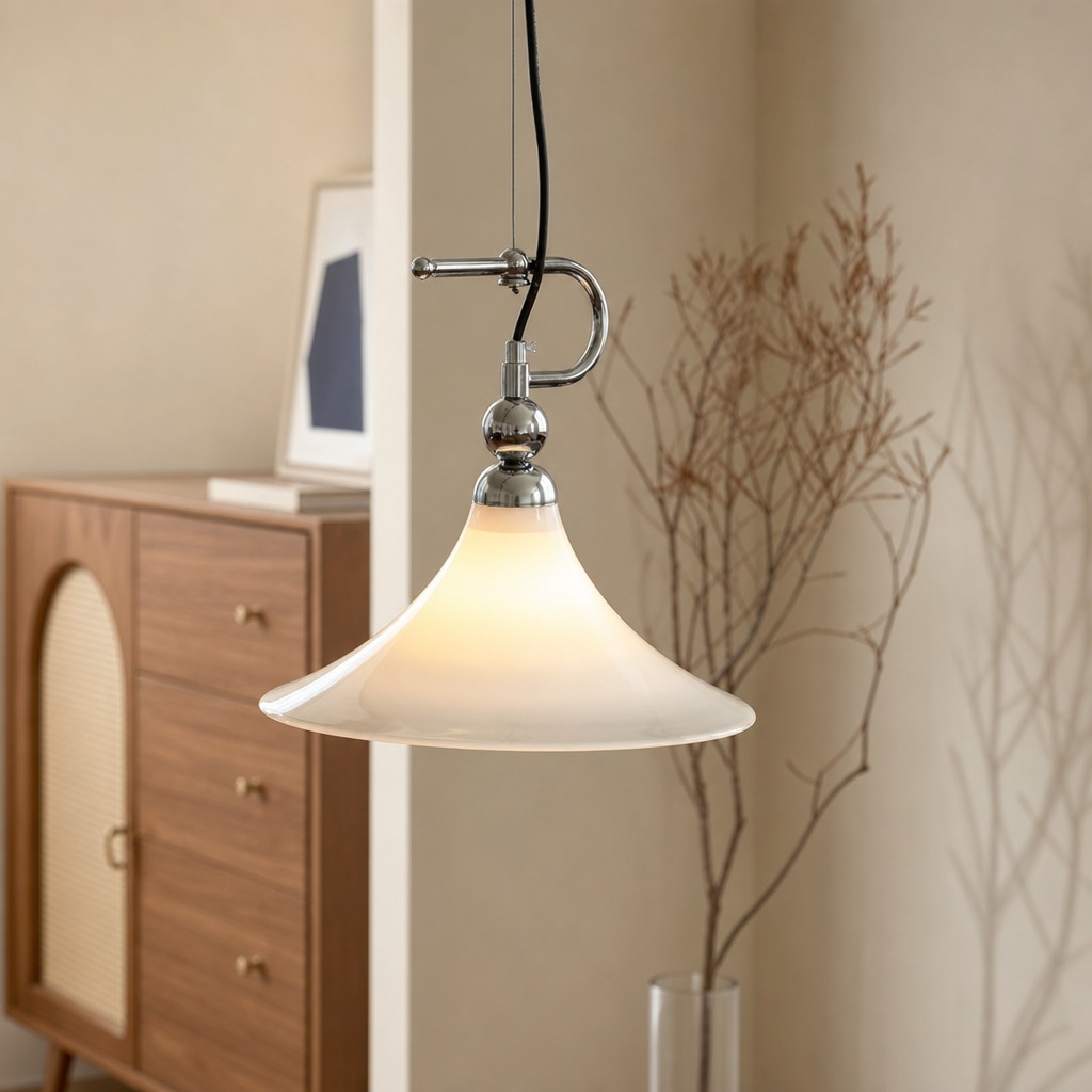 Kallera Magnolia Pendant Light - Artistic Gradient Hanging Lamp for Bedroom and Living Room T2267