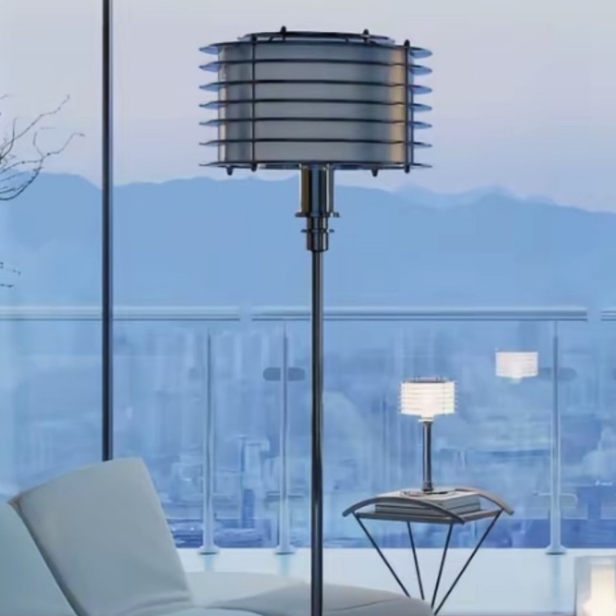 Modern Layered Lamps in Stainless Steel – Table & Floor Options S257