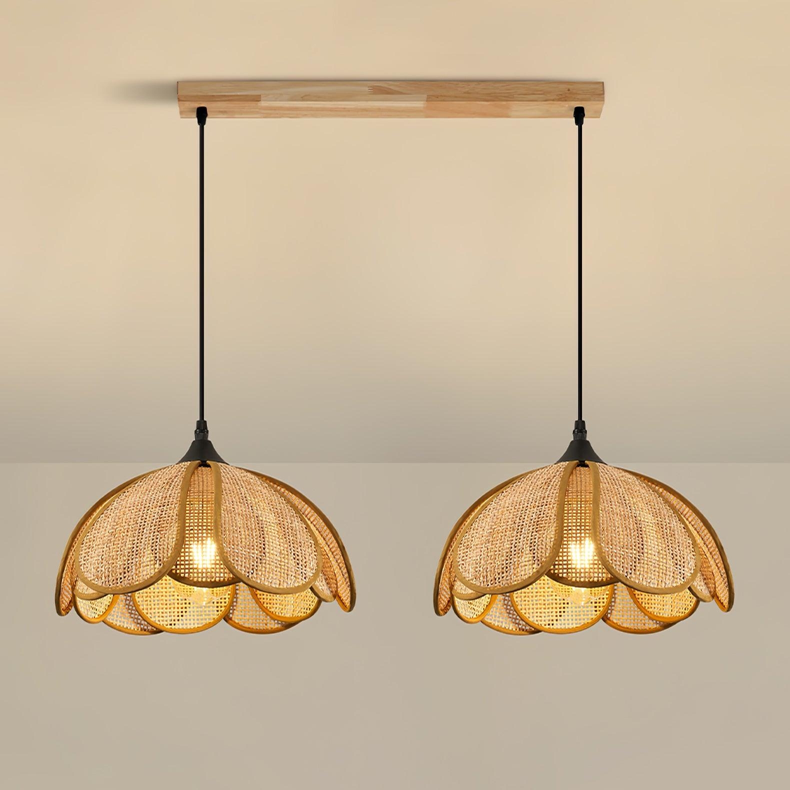 Bloom Rattan Pendant Lamp T1582