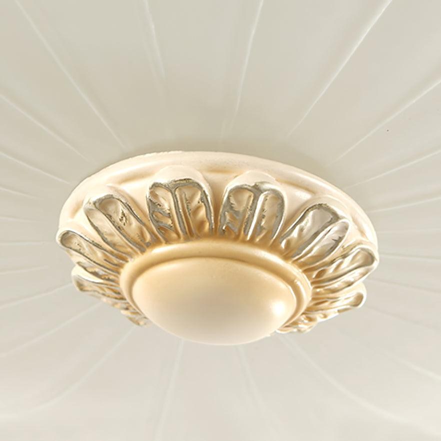 European Vintage Style Resin Ceiling Light for Bedroom M457
