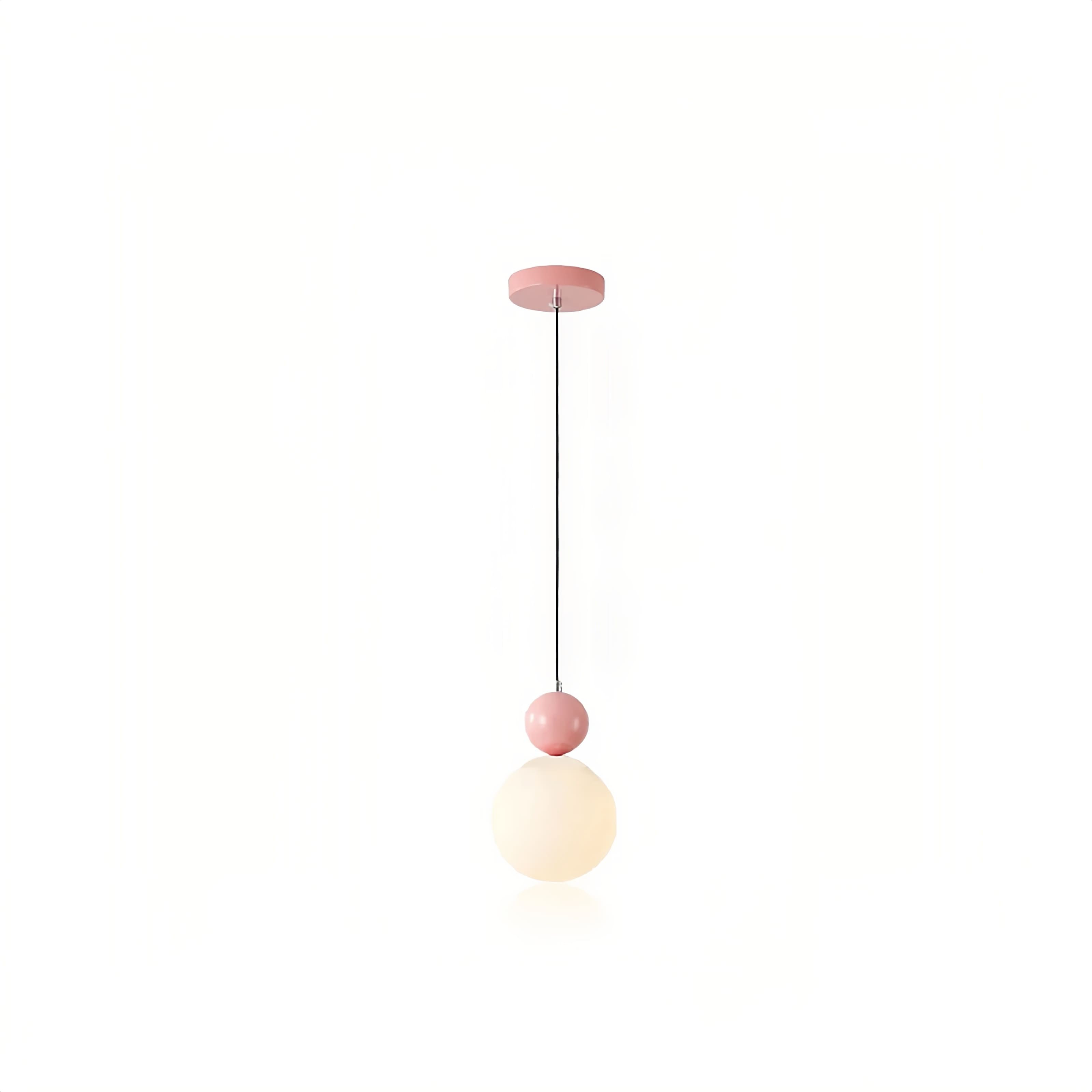 Modern Glass Pendant Light – Minimalist Warm Glow for Dining & Bar S240