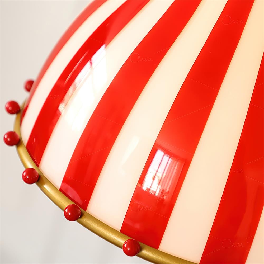 Festilo Circus Striped Glass Pendant for Dining & Living Spaces M66