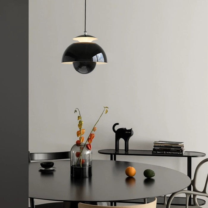 Scandinavian Metal Flower Pendant Light - Living Room Fixture S97