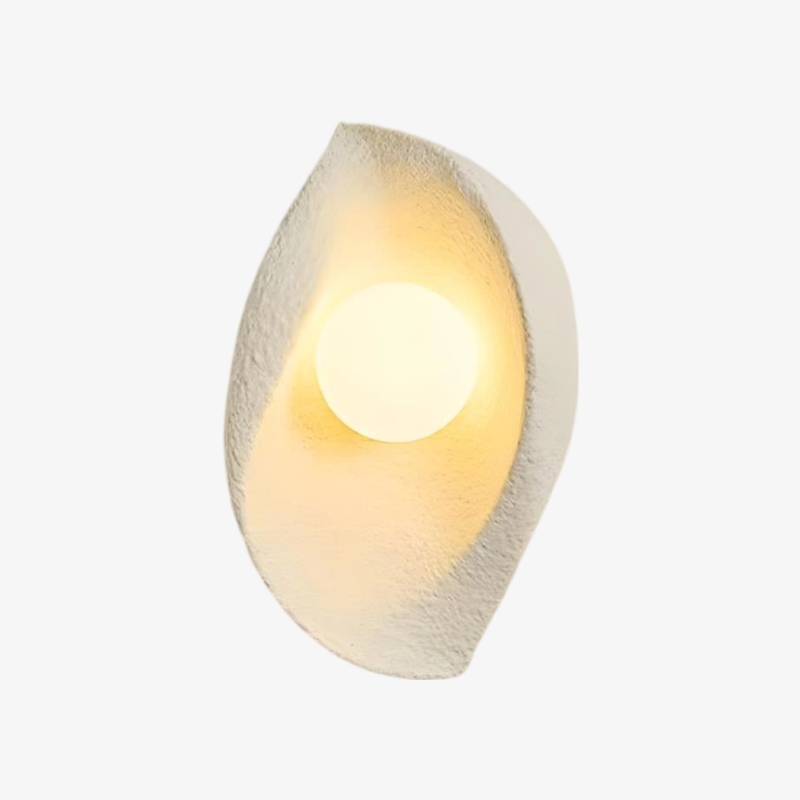 Goviena Modern Cocoon-Shaped Wall Sconce - Minimalist Decorative Wall Lamp for Bedroom and Hallway T2254