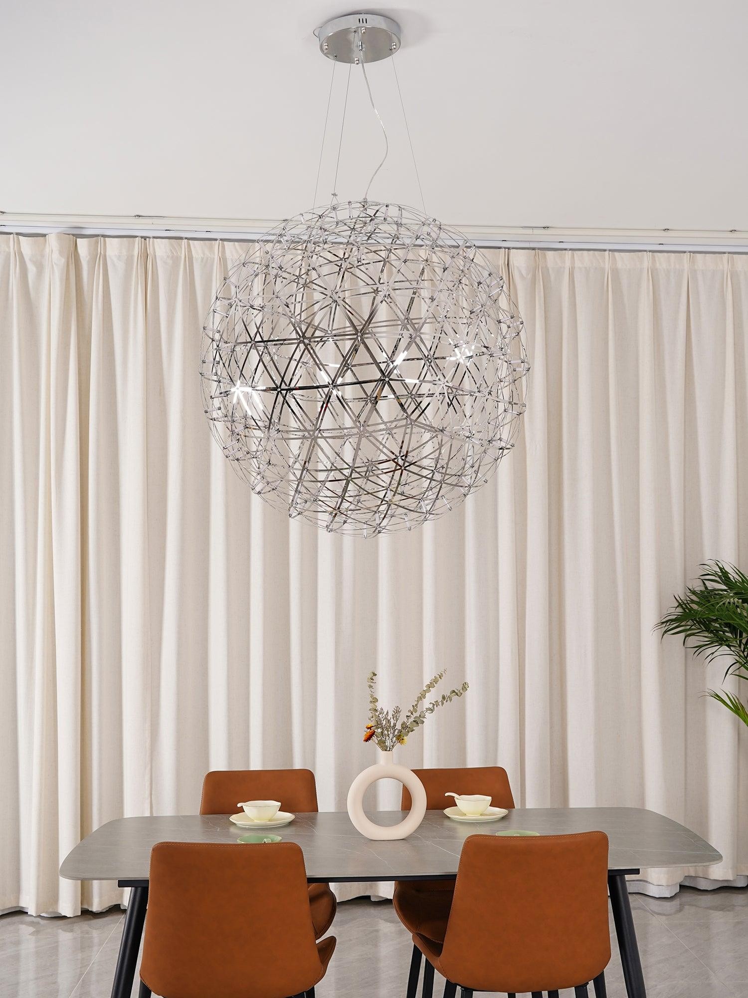 Silver Spark Ball Pendant Light T204
